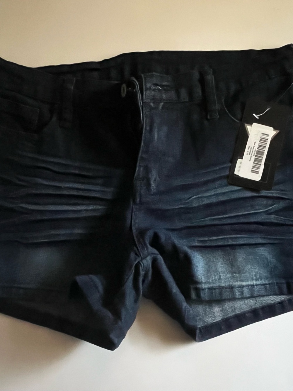 NWT Be Girl Dark Indigo Denim Jean Shorts  - Size 13/14